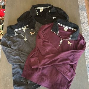 3 Victoria’s Secret Pink jackets.  Bundle or buy separately.